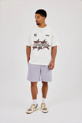 Relaxed Jersey Short - Dusty Purple
