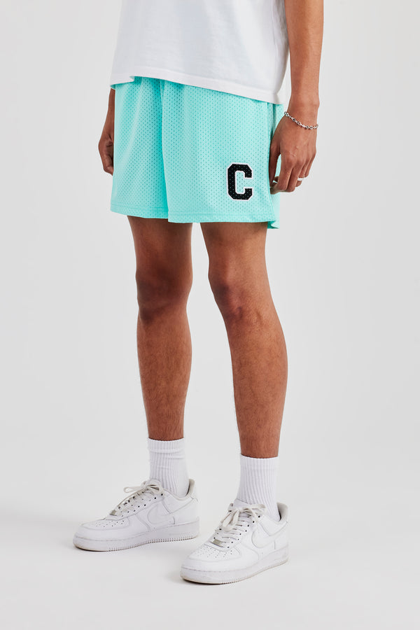 C Mesh Shorts - Aqua