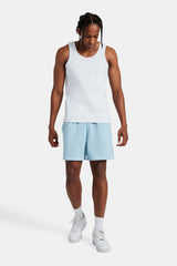 Cernucci Embroidered Mesh Short - Light Blue