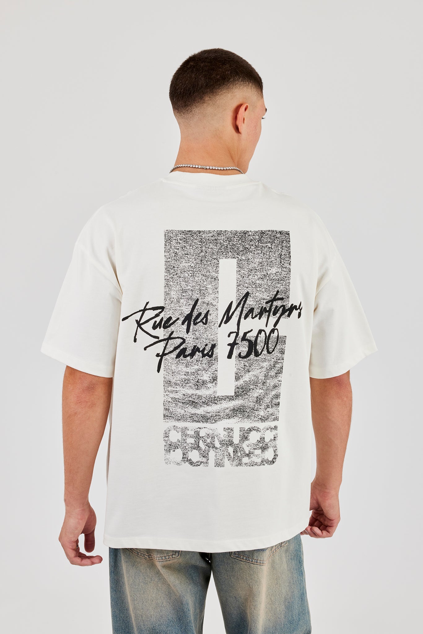 C Paris 75009 Oversized T-Shirt - Off White