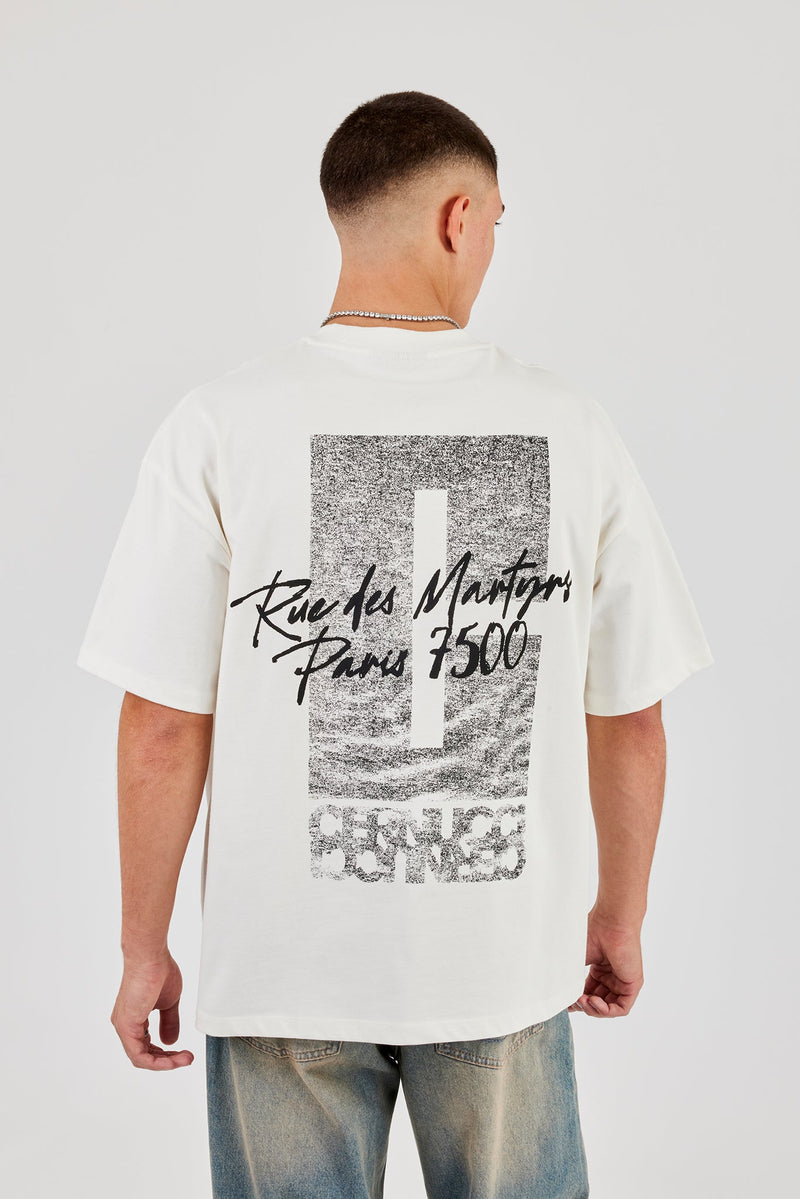 C Paris 75009 Oversized T-Shirt - Off White