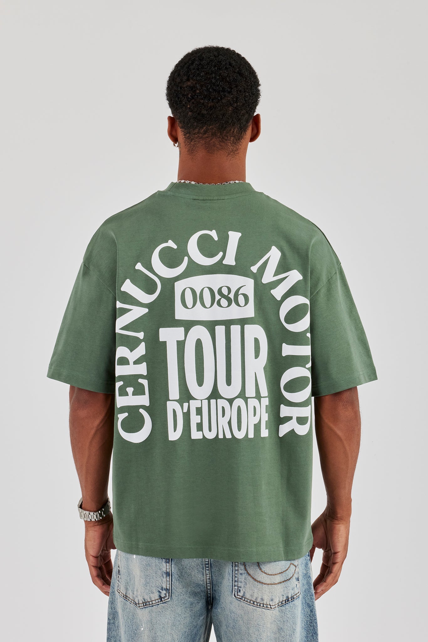 Cernucci Moto Tour T-Shirt - Green
