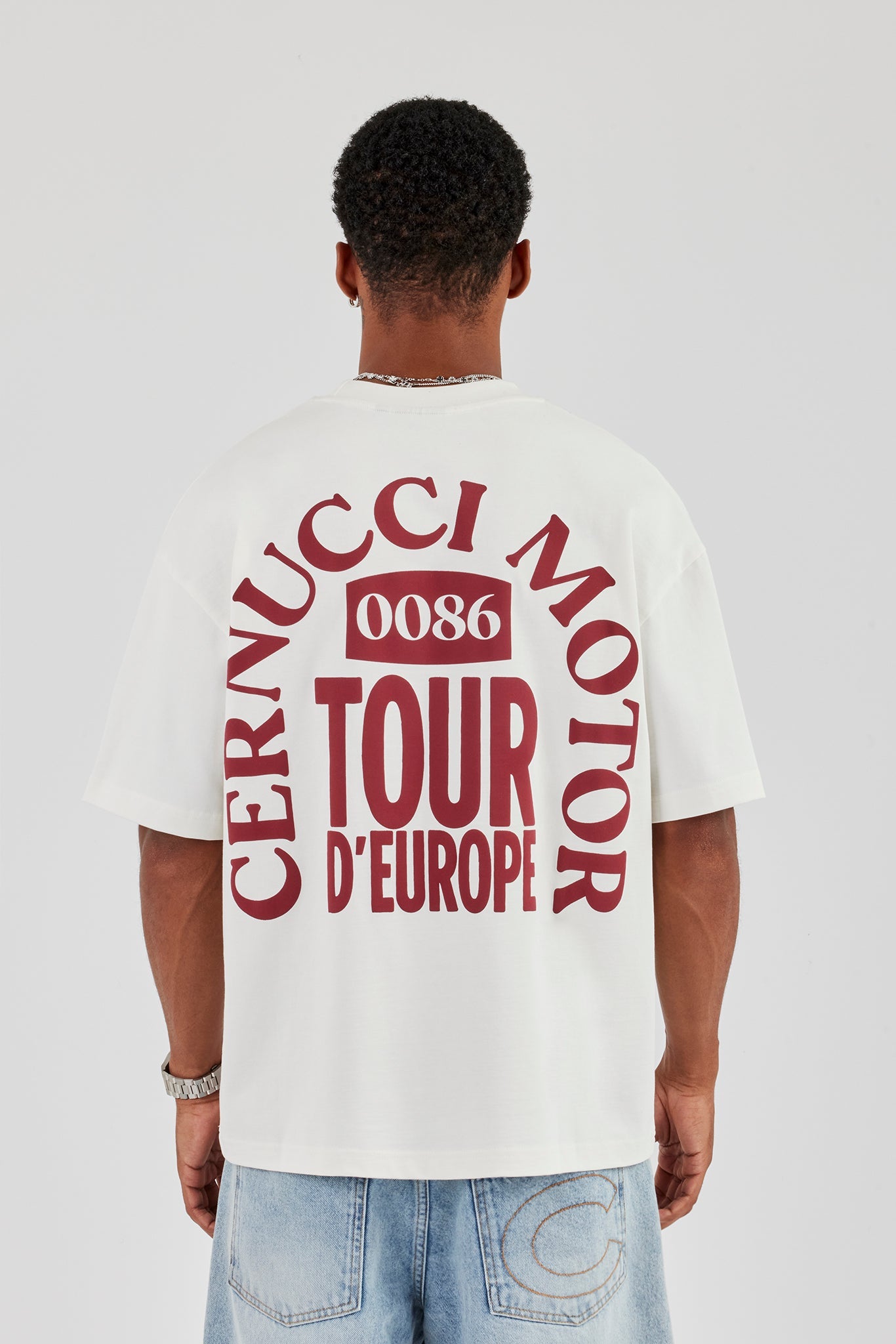 Cernucci Moto Tour T-Shirt - Off White