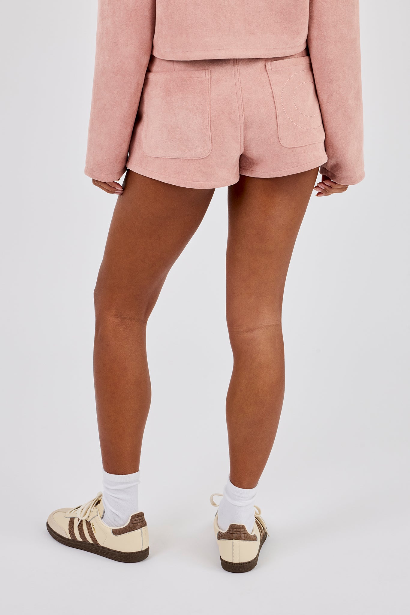 Suede Micro Short - Dusty Pink