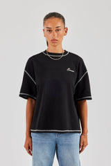 Cernucci Italia Oversized T-Shirt - Black