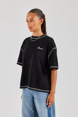 Cernucci Italia Oversized T-Shirt - Black