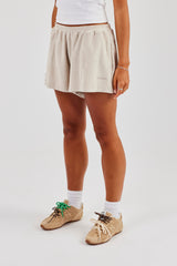 Terry Towelling Short - Beige