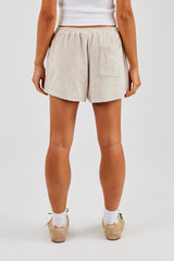 Terry Towelling Short - Beige