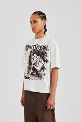 Boxy Short Sleeve T-Shirt - Off White