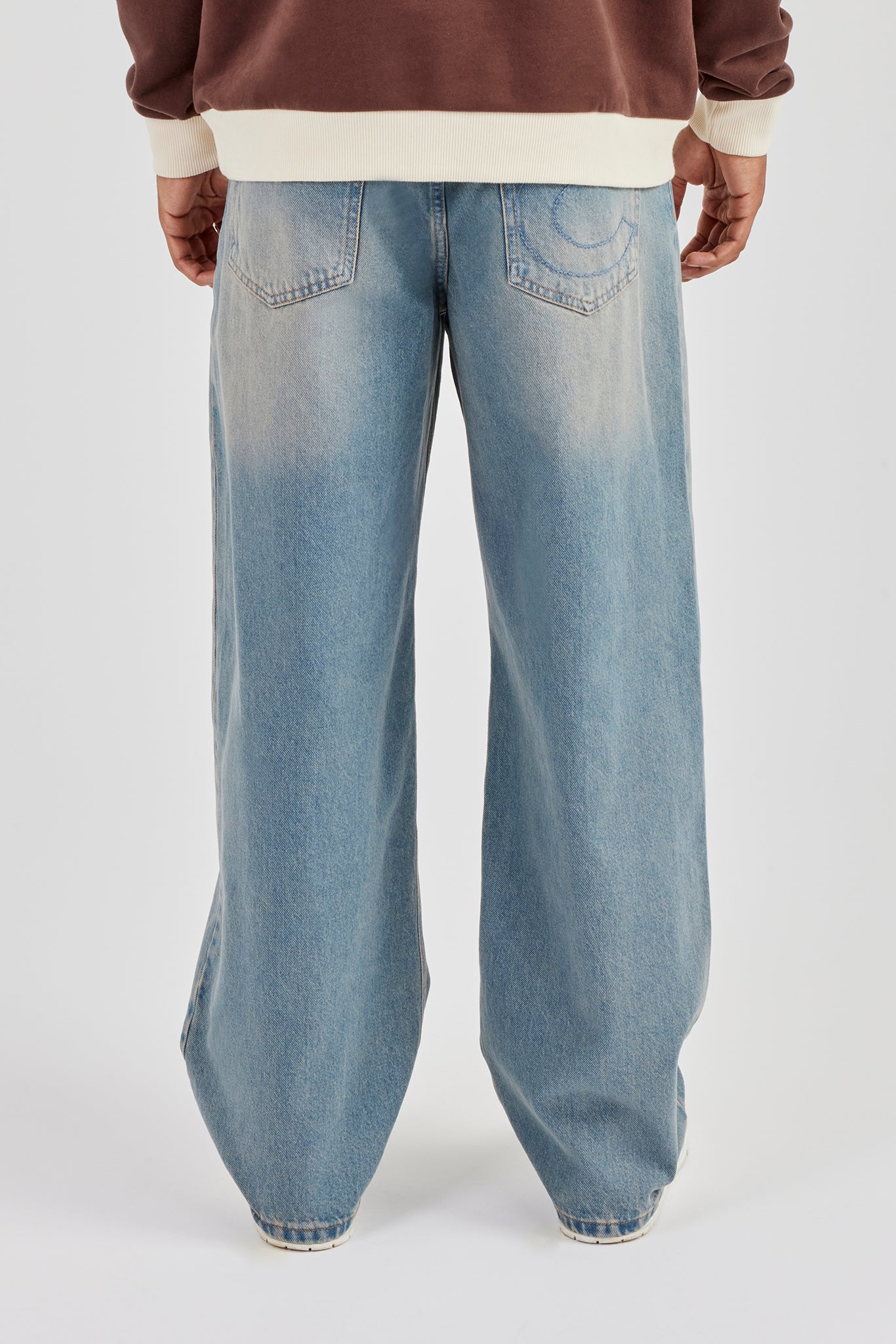 Baggy Waistband Jean - Antique Wash