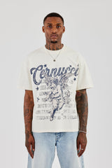 Cherub Circuito Oversized T-Shirt - Off White