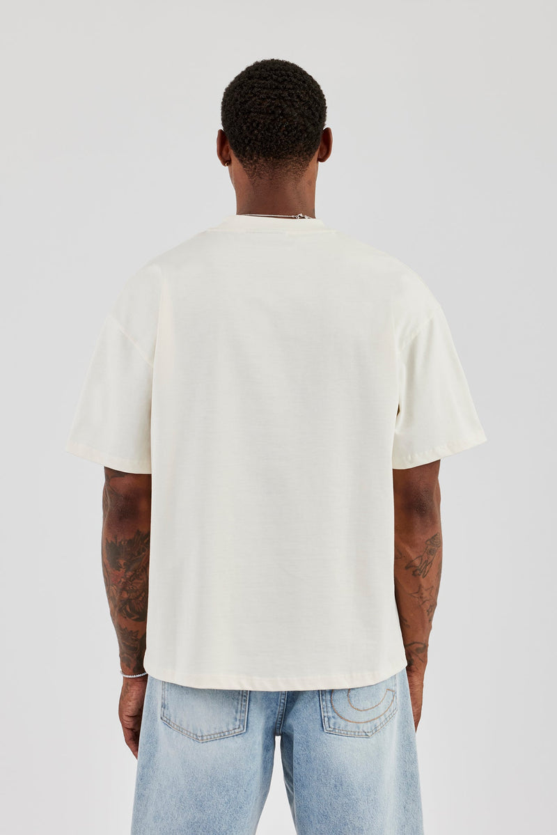 Cherub Circuito Oversized T-Shirt - Off White