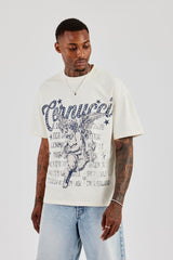 Cherub Circuito Oversized T-Shirt - Off White
