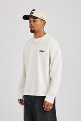 Long Sleeve Rio Graphic Print T-Shirt - Off White