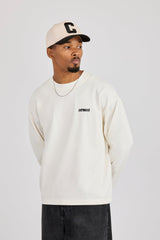 Long Sleeve Rio Graphic Print T-Shirt - Off White