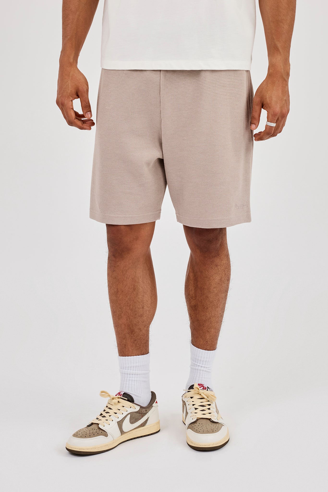 Waffle Relaxed Short - Stone
