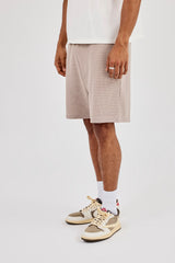 Waffle Relaxed Short - Stone