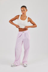 Stripe Button Detail Trouser - Pink