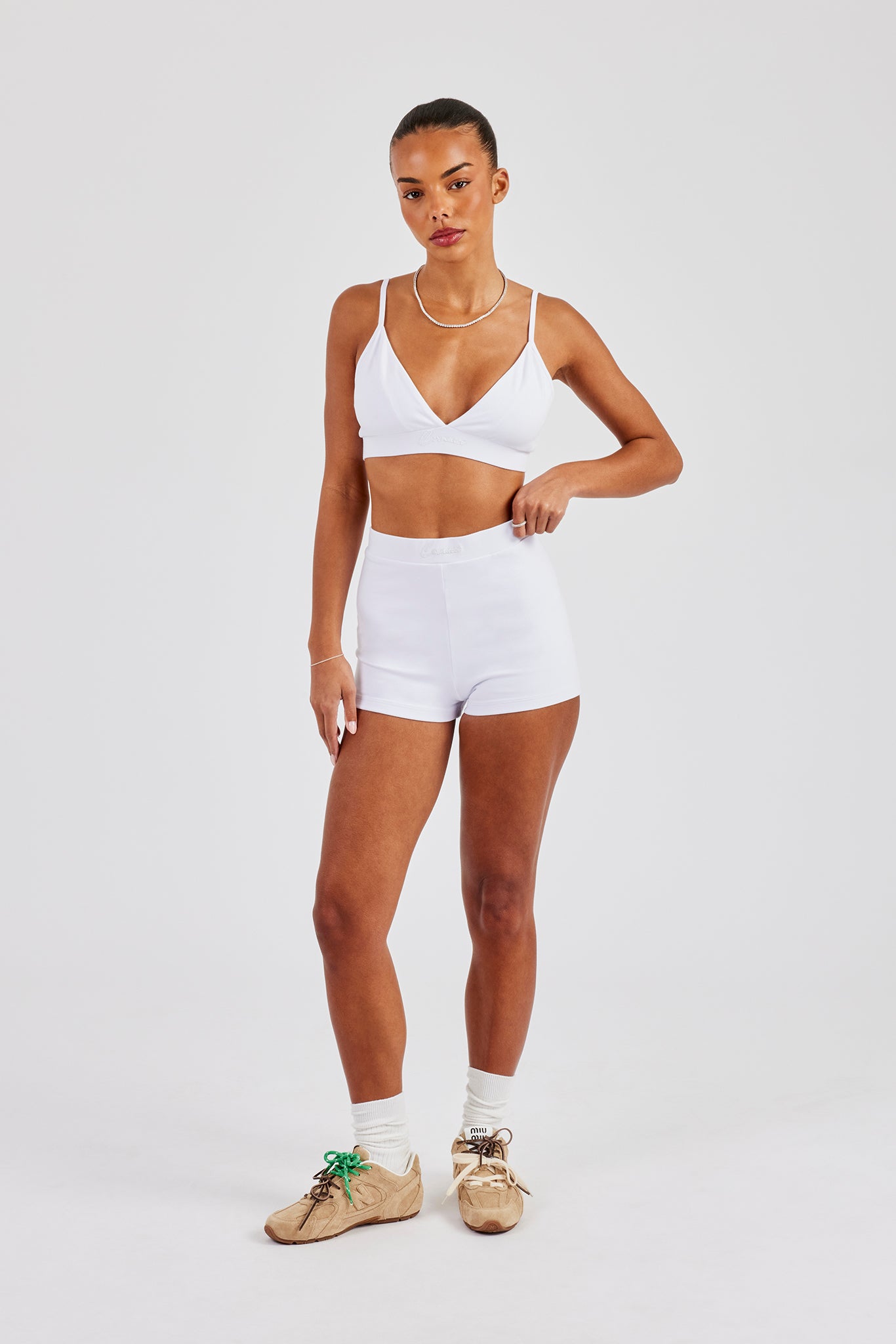 Jersey Boxer Short - White