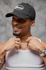 Washed Logo Cap - Washed Black