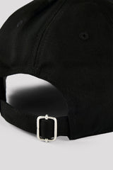 Womens Cernucci Script Logo Cap- Black