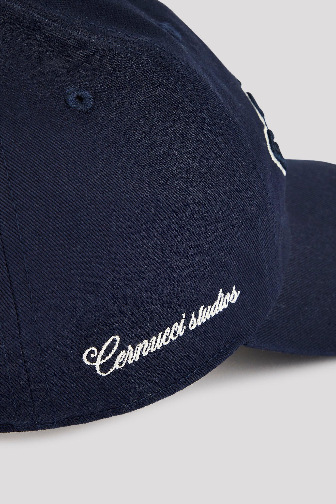 Womens Embroidered Cap - Navy
