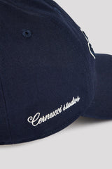 Womens Embroidered Cap - Navy