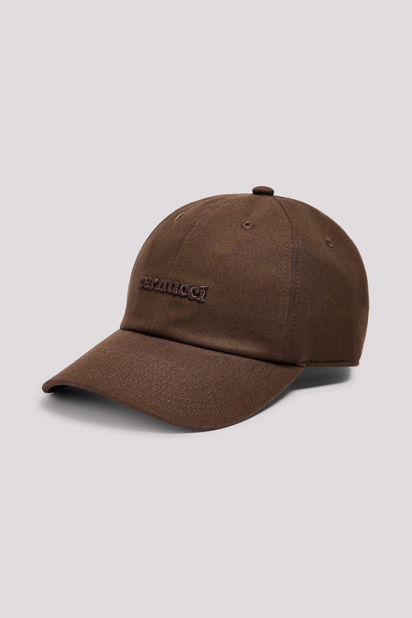 Ladies Embroidered Logo Cap - Coffee