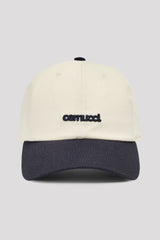 Ladies Contrast Micro Logo Cap - Navy