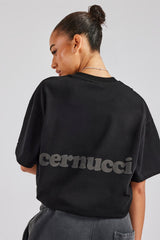 Cernucci Oversized T-Shirt - Black