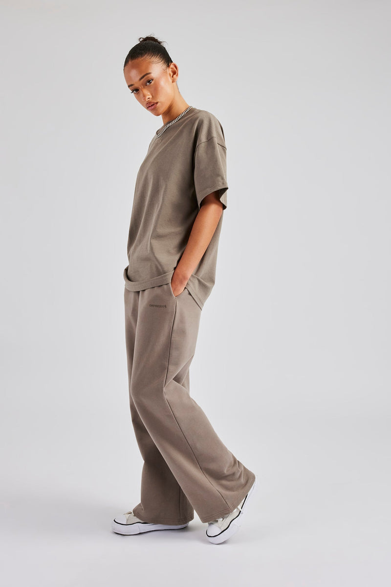 Cernucci Limited Oversized T-Shirt - Taupe