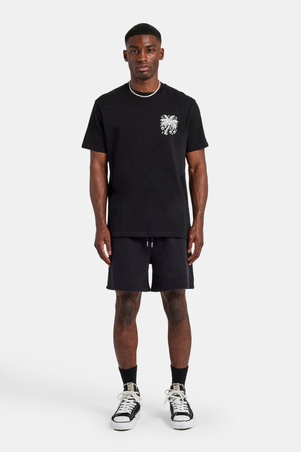 Jersey Relaxed Short - Washed Black