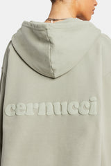 Cernucci Zip Through Hoodie - Sage