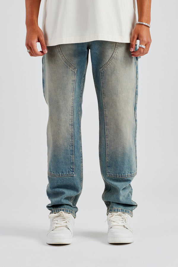 Mens Carpenter Jeans - Antique Wash