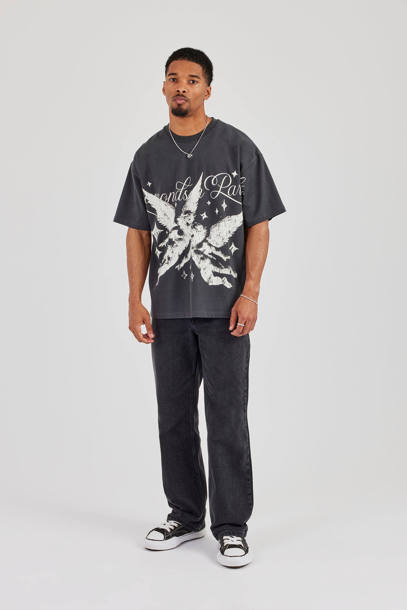 Mens Relaxed Fit Jeans - Washed Black | Mens Denim | Shop Denim