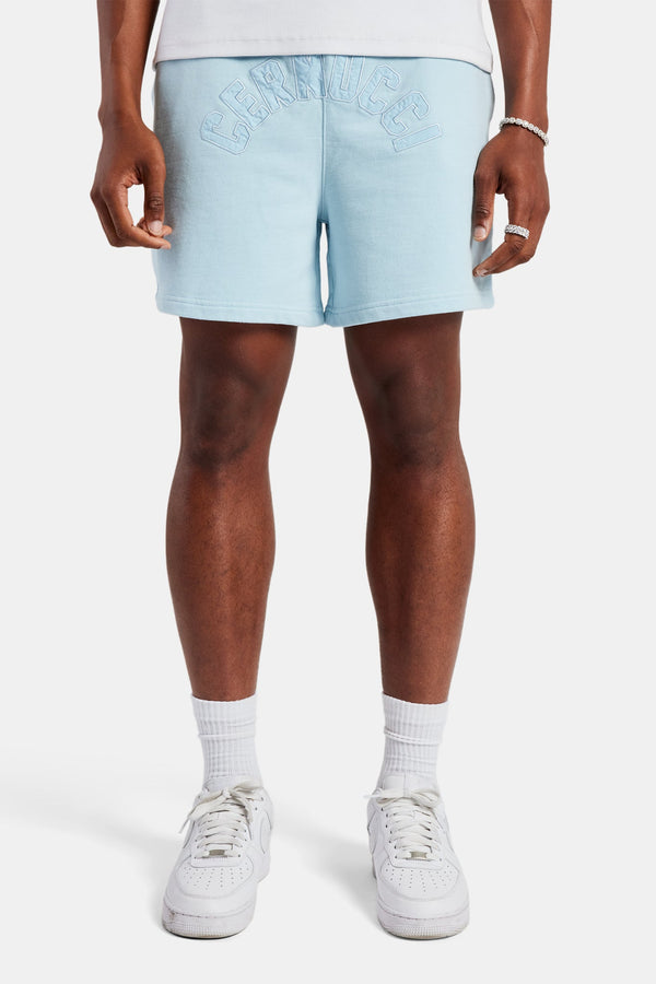 Cernucci Embroidered Shorts - Baby Blue