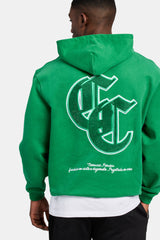 Rhinestone Hoodie - Green