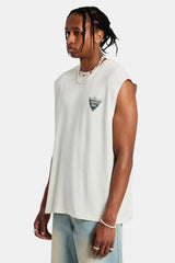 Cernucci Hill Oversized Tank - Off White