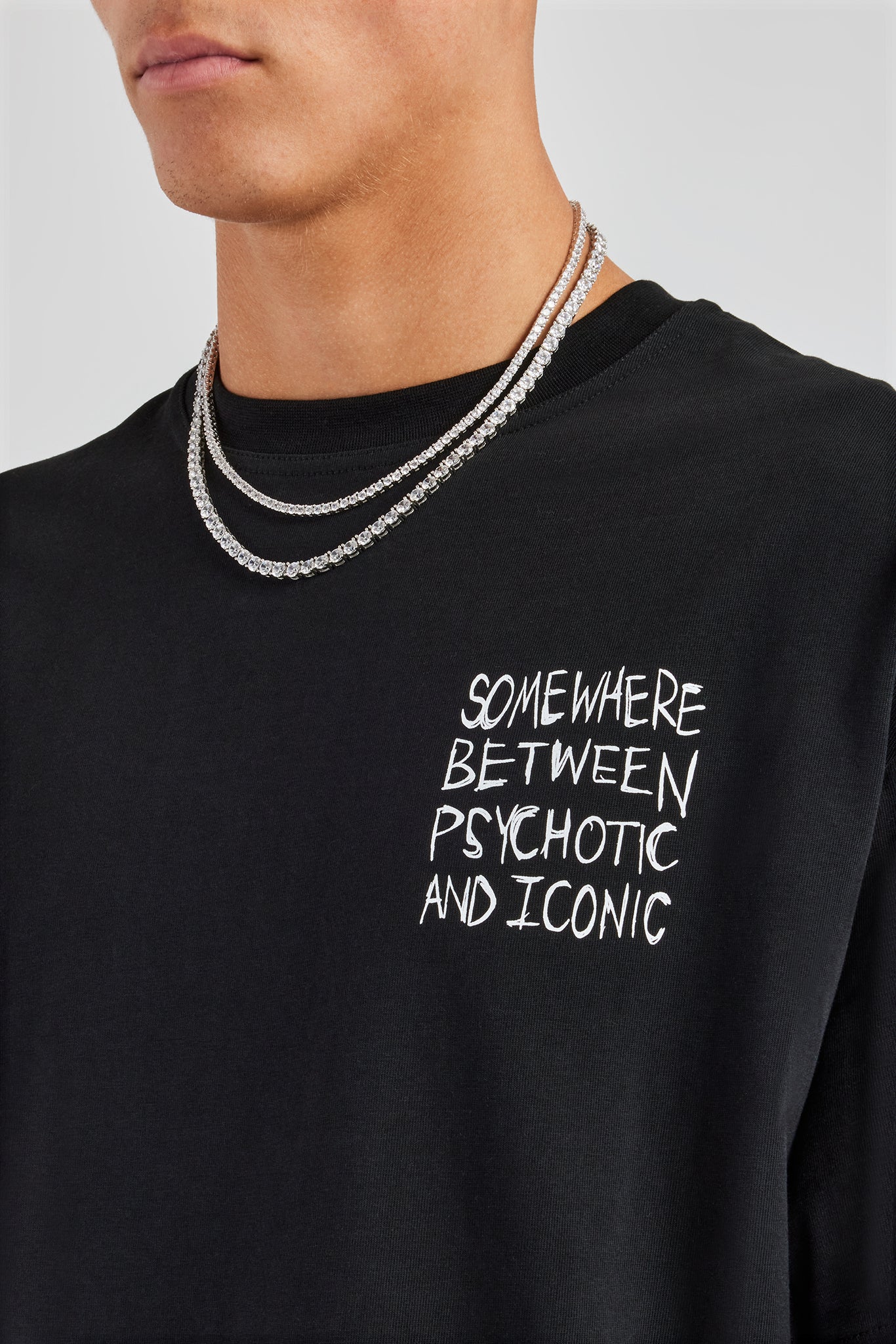 Back Quote Oversized T-Shirt | Mens Tees & Vests | Shop Graphic T