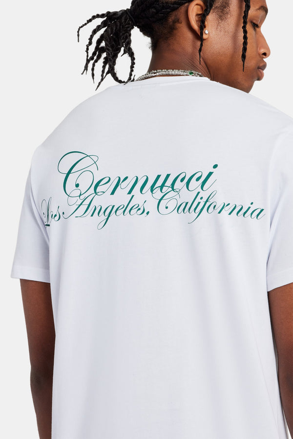 California Text T-Shirt - White