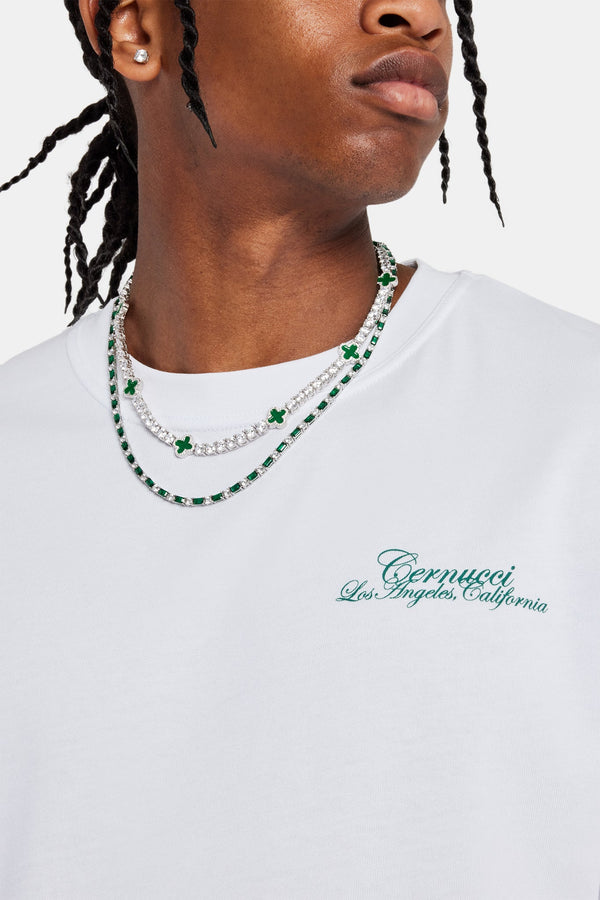 California Text T-Shirt - White