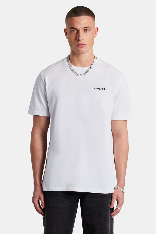 Cherub Cuban Graphic T-Shirt - White