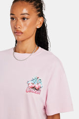 Diamond Cherry Oversized T-Shirt