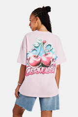 Diamond Cherry Oversized T-Shirt