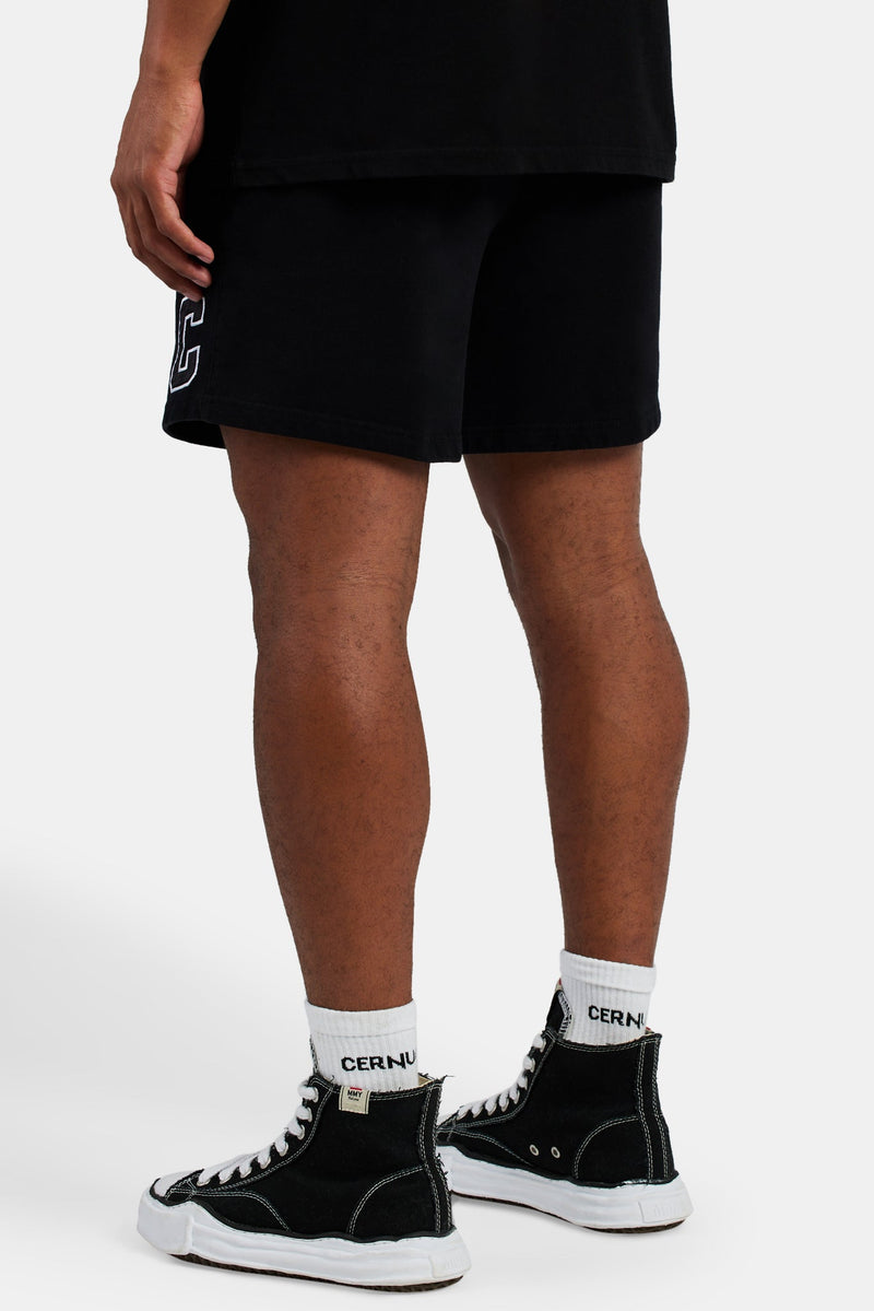 Relaxed Fit C Jersey Short - Black