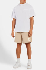 Relaxed Fit C Jersey Short - Taupe