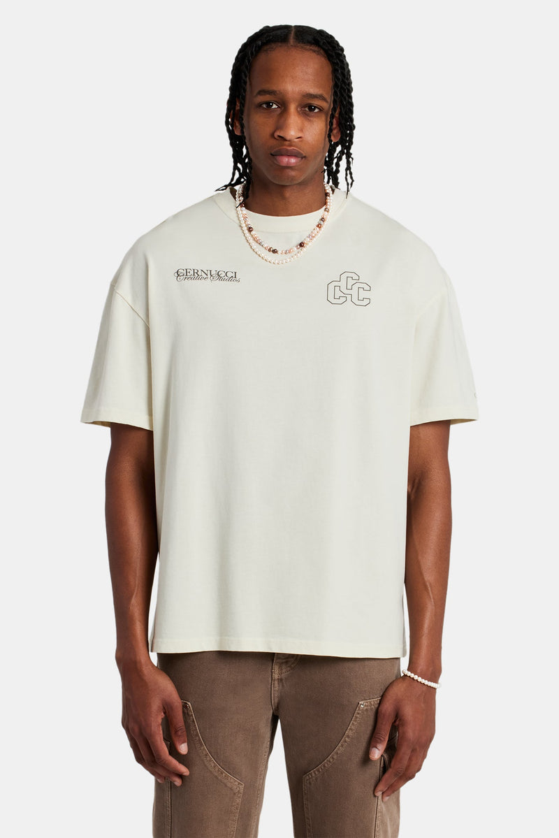 Creative Studios Oversized T-Shirt - Off White