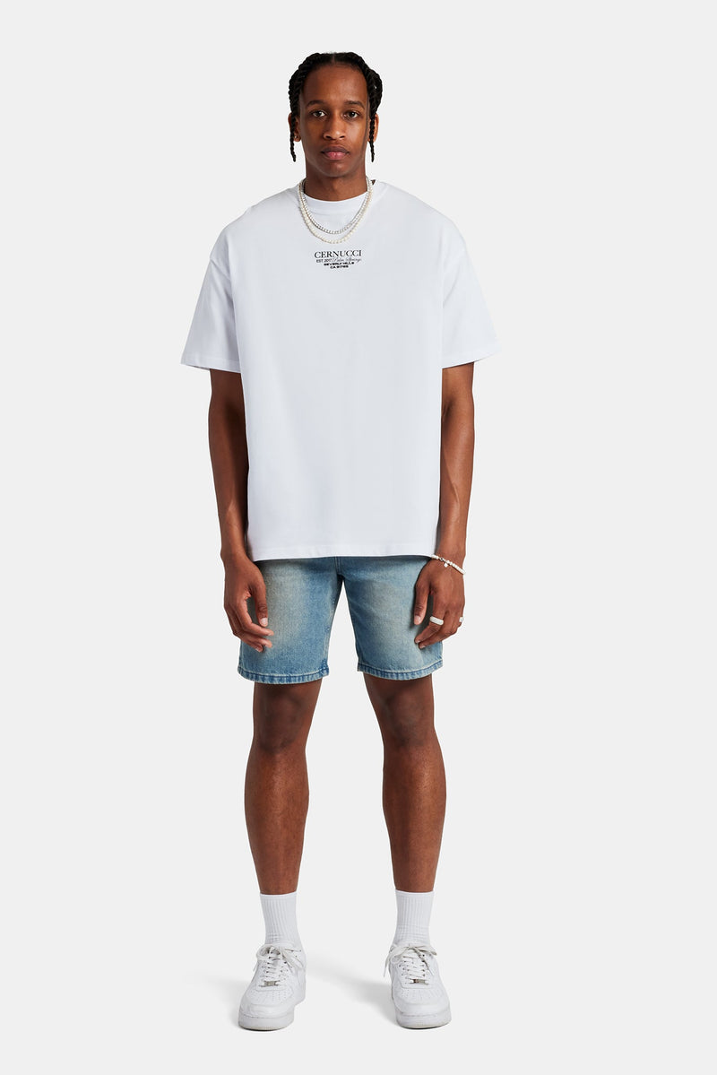 Iced Bally Oversized T-Shirt - White