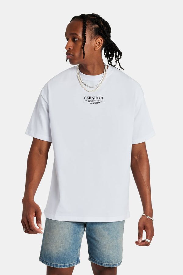 Iced Bally Oversized T-Shirt - White