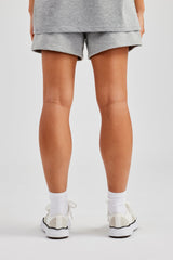 C Embroidered Short - Grey Marl